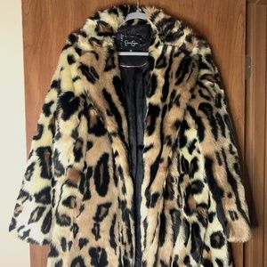 New without tags Jessica Simpson Faux Fur Coat ~ Size XL